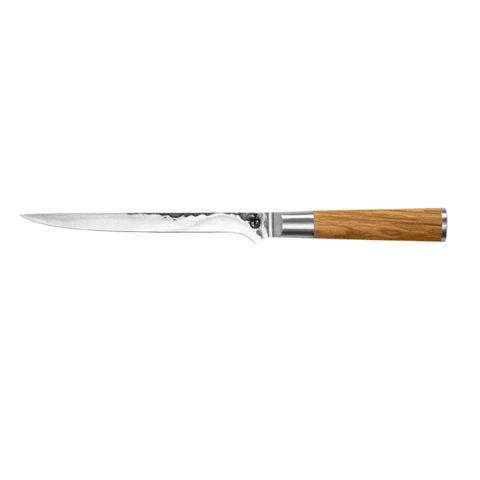 Olive Forged Fischfiletiermesser