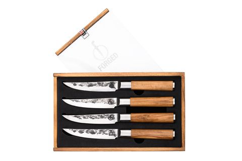 Olive Forged 4-teiliges Steakmesserset